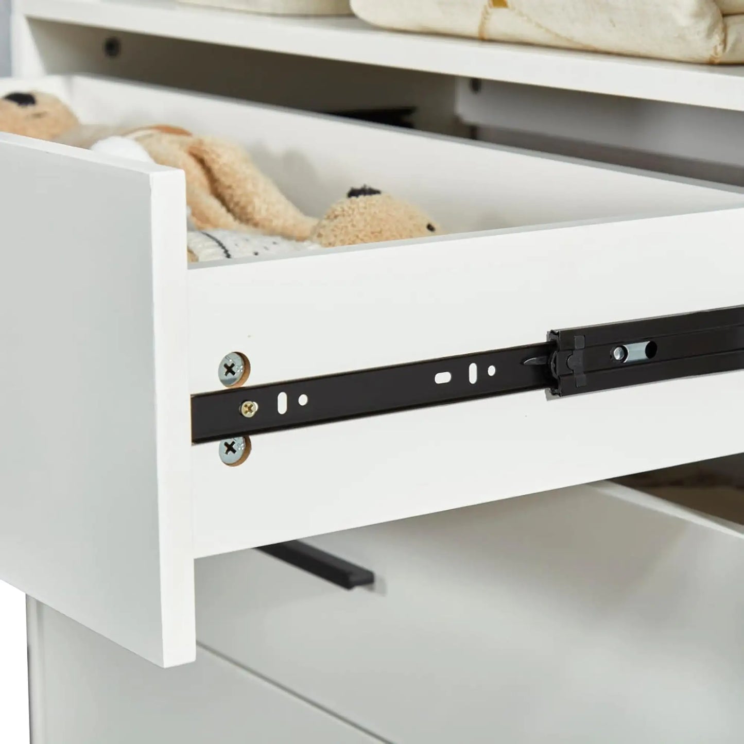 Contemporary Closet Organizer with Drawers