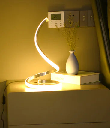 S-Shaped Eye-Caring LED Night Light for Home Decor