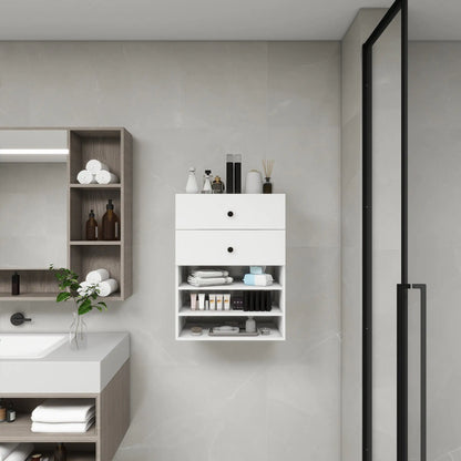 Compact Wooden Closet Organizer with Drawers