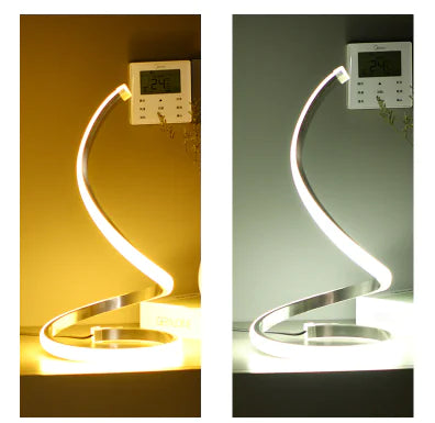 S-Shaped Eye-Caring LED Night Light for Home Decor