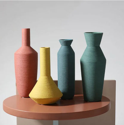 Nordic Minimalist Ceramic Vase for Home Decor